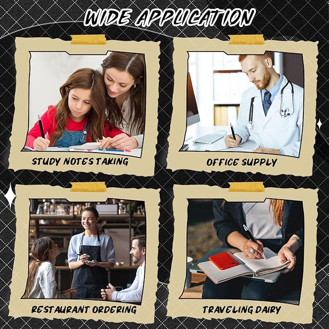 120 Pack Ballpoint Pens Bulk Retractable Gel Ink Pens Back to School Supplies 0.7mm Medium Point Black Ink Smooth Writing for School Office Journal Teacher Student Gifts(Black)