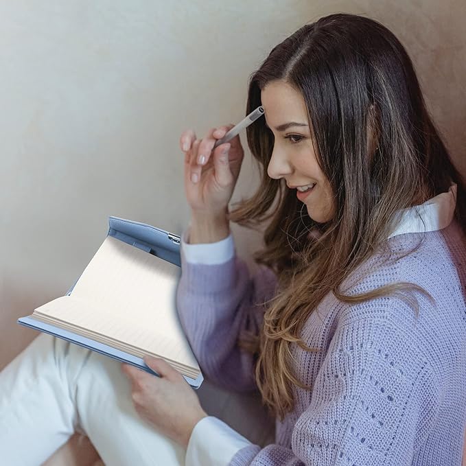 CAGIE Diary with Lock for Women, Full Wrap-around Privacy Journal Gifts for Girls, 120 GMS 224 Pages Thick Lined Notebook with Lock, 5.9 x 7.9 Inch