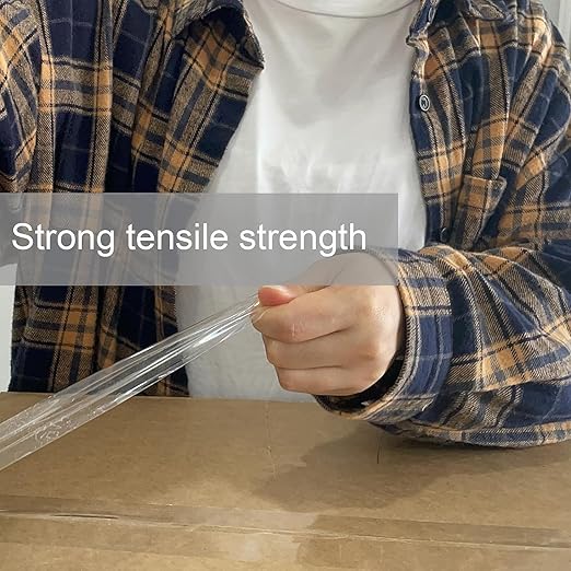 WELSTIK 12 Pack Clear Packing Tape Refills with 1 Dispenser, Heavy Duty Packaging Tape for Shipping and Moving, 2.4Mil 2 Inch x 60 Yard