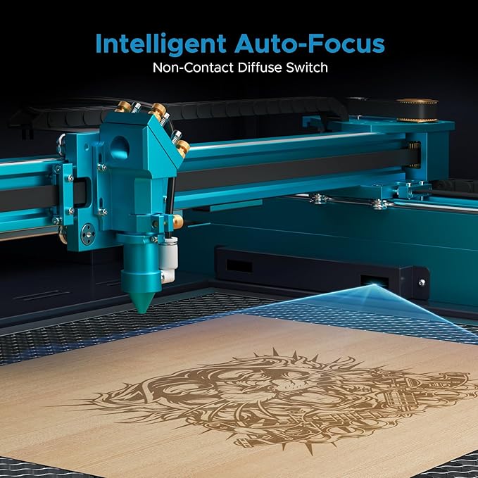 OMTech Pronto 150W CO2 Laser Engraver – 63"x40" Laser Cutter with Autofocus, 2-Way Pass, Air Assist, Red Dot Pointer | Ideal for Wood, Acrylic, Glass & More