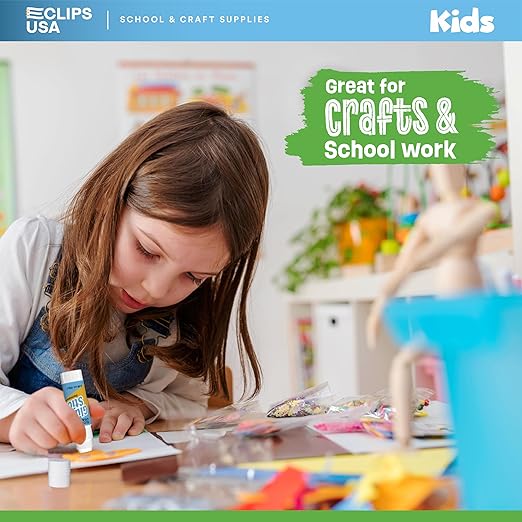 Glue Sticks Bulk (250 Pack), Washable Glue Sticks for Kids, Craft Glue for School Supplies, .28 oz, 8 Grams (250 Pack)