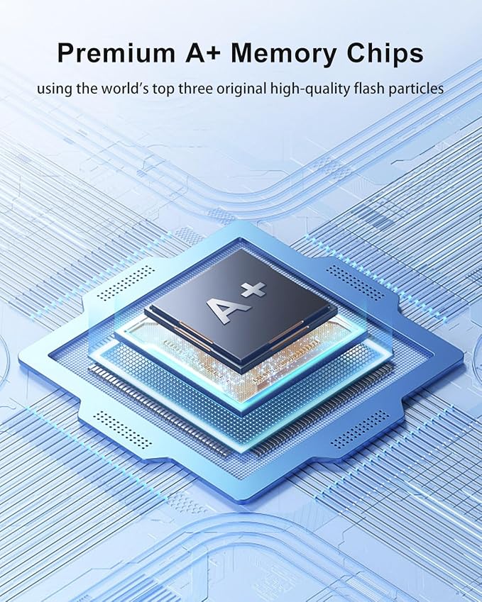 KOOTION Portable SSD 1TB USB-C Up to 2000MB/s USB 3.2 External SSD USB 3.2 Gen 2x2 Portable Solid State Drive with Protective Case Shockproof Waterproof Type-C External Solid State Drive for PC/Mac