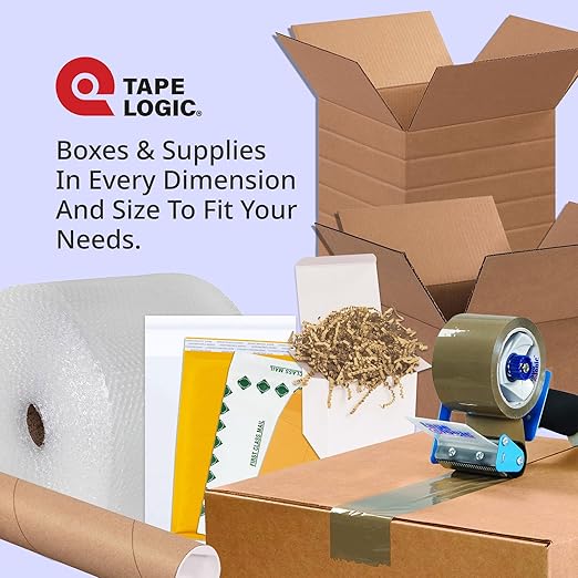 Tape Logic 3" x 110 yds Acrylic Packing Tape 2.2 Mil, Clear (24-Pack) Heavy Duty Packing Tape Rolls for Sealing Boxes at Home, Warehouse, & Office, Supplies for Packaging, Shipping, Moving