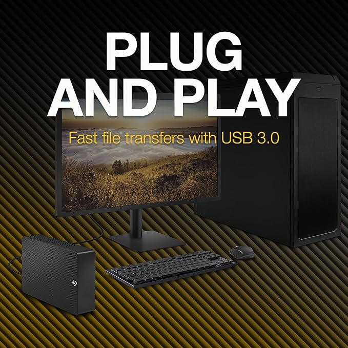 Seagate Expansion Desktop 20TB, Externe Harde Schijf, 3.5", PC & Laptop, USB 3.0, Data Rescue Service (STKP20000400)