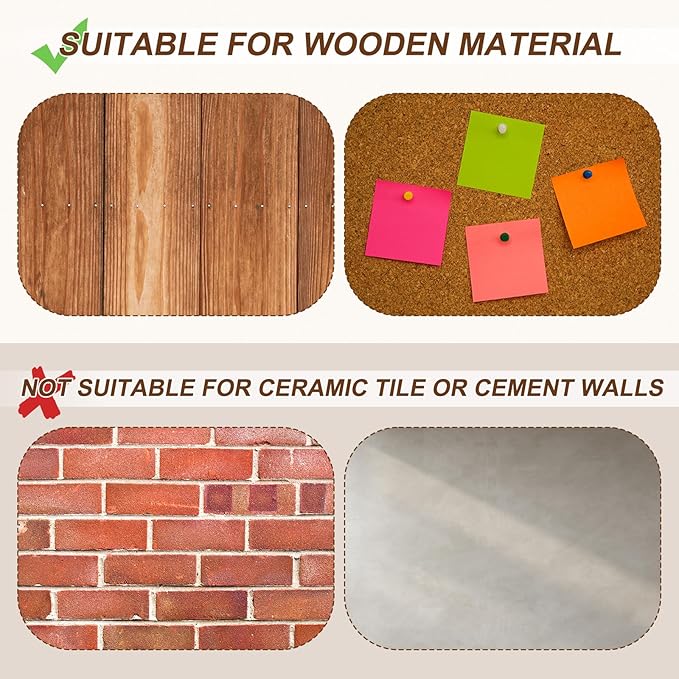 uxcell 150Pcs Upholstery Tacks, 11mmx10mm Flat Head Thumb Tack Decorative Furniture Nails Push Pins for Furniture Sofa Headboards, Red