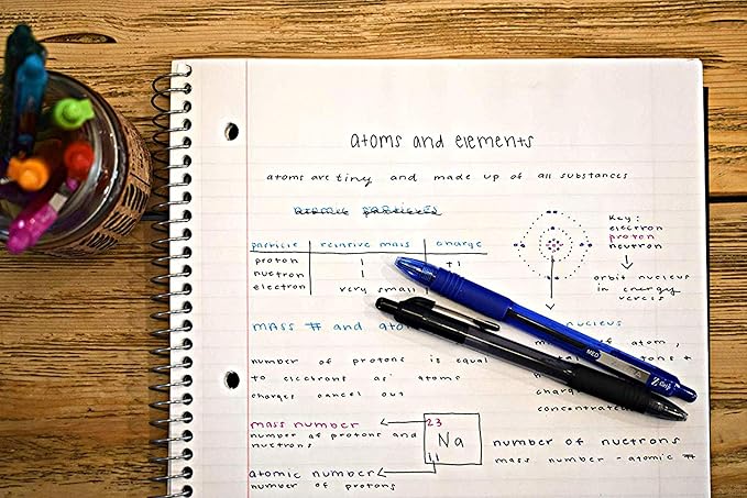 Zebra Pen Z-Grip Retractable Ballpoint Pen, Medium Point, 1.0 mm, 12 Black & 12 Blue Pack of 24