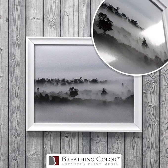 Vibrance Metallic Photo Printer Paper 10 mil 255 gsm Premium Photo Paper Roll 3in Core 24 inches x 100 feet Works with Most Inkjet Printers Including Professional Makes and Models Like Epson Canon HP