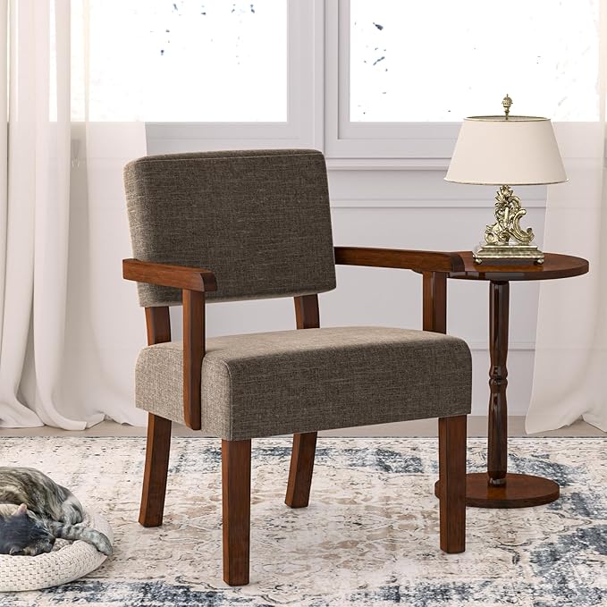Accent Chair, Living Room Chairs Oversized with Soft Seat and Armrests for Dinning Bedroom Reading and Waiting Rooms