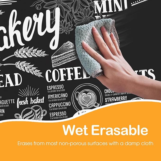 White Window Chalk Markers Pen, 5 Pack White Window Chalk Markers for Cars Glass Washable - Ideal for Use at Home, School, Office, Erasable, Dust-Free, Non-Toxic, 5 Nib Sizes (1, 3, 6, 10, 15mm)