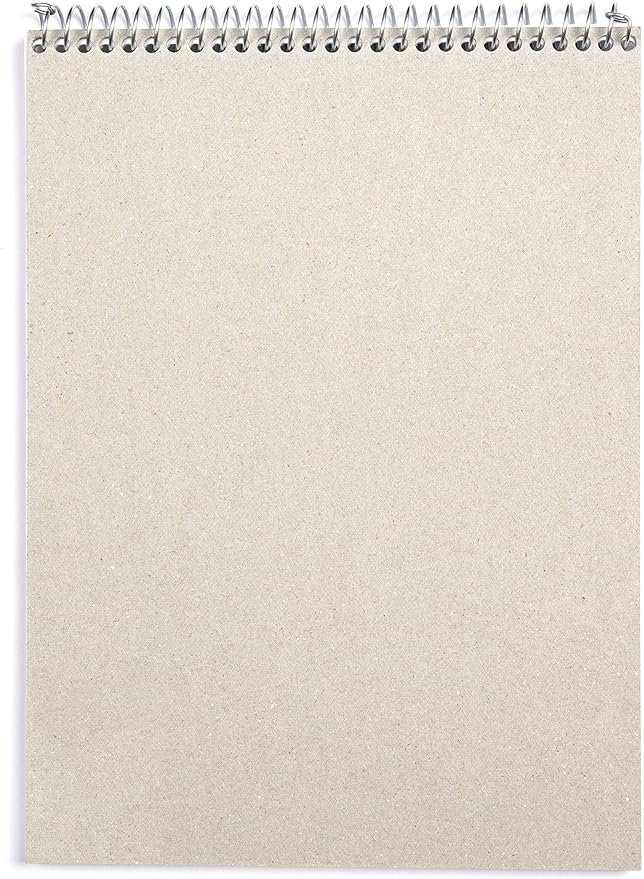 Mintra Office TOP BOUND Durable Spiral Notebooks (Orange, College Ruled 3pk)