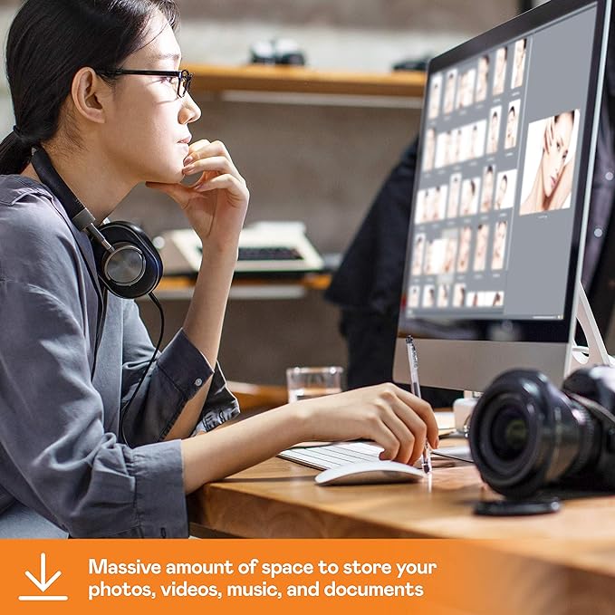 WD 16TB My Book Desktop External Hard Drive, USB 3.0, External HDD with Password Protection and Backup Software - WDBBGB0160HBK-NESN