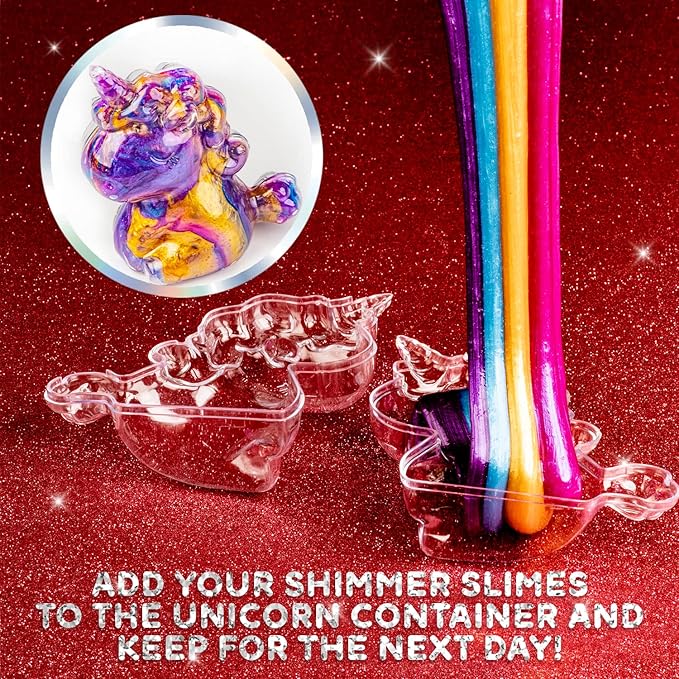 Original Stationery Cosmic Shimmer Unicorn Slime Kit – Creative Crafting Set for Making Enchanting Toys with Galaxy Glitter and Rainbow Hues
