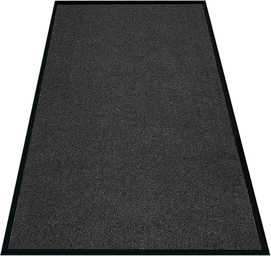 SRDDQLC Door Floor Mat Commercial Grade Large Size Heavy Duty Tough Entry Collection Slip Skid Entrance Mat with Rubber Backing Low Profile and Easy to Clean Indoor Outdoor Rug(Black, 4x8FT)
