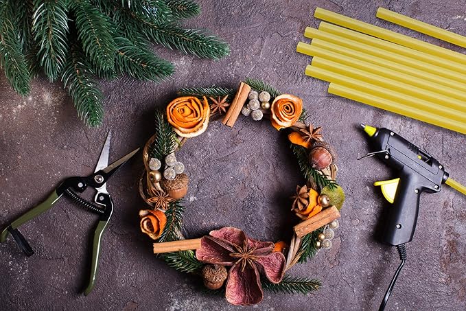 FIXSY Hot Glue Gun Sticks Woodworking, Multi Temp, Full Size 10" Long x .44" Diameter 7/16 11mm, 5LB Box Glue Stick, Approx. 90 Sticks- Compatible with Most Glue Guns