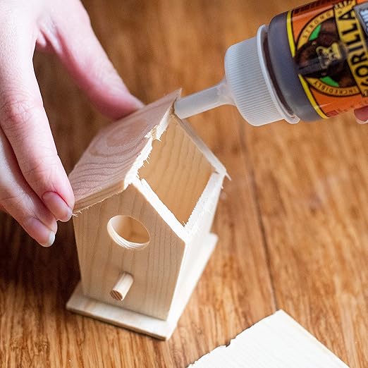 Gorilla Original Gorilla Glue, Brown, Waterproof Polyurethane Glue, 18 Ounce (Pack of 1) - Expands Into Materials, All Purpose